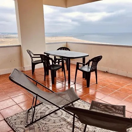 Apartamento T3 Com Varanda E Vista O Mar *